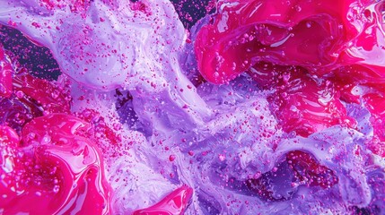 Wall Mural - Abstract Pink and Purple Liquid Swirls  Splash  Texture  Background