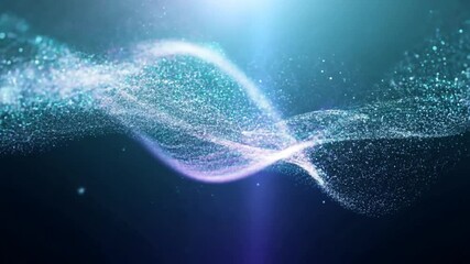 Wall Mural - celestial stardust: a mesmerizing abstract backdrop of shimmering particles dancing in a swirling vo