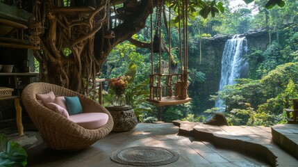 Wall Mural - tree house 10