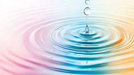Poster - Water Drop Ripples.