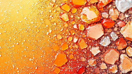 Poster - Orange and Gold Texture.