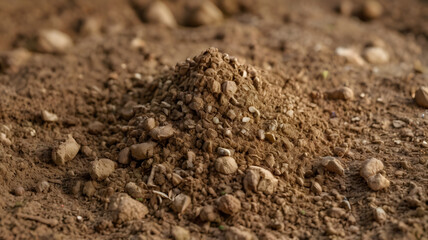 Canvas Print - sandy loam soil