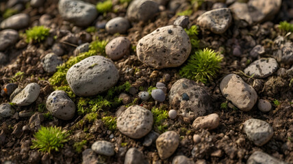 Wall Mural - rocky soil