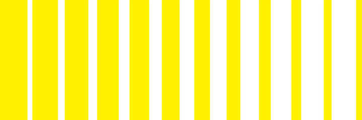 Wall Mural - Summer background stripe pattern seamless yellow and white.