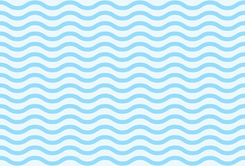 seamless blue wave line pattern background, water sea vector background. curly grunge paint lines, w