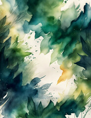 Poster - abstract watercolor background