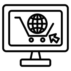 Poster - E Commerce Icon