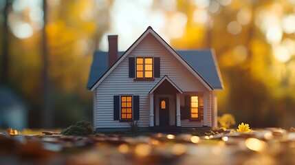 Poster - Investing in property through a mortgage loan is a common way to finance home it serves both as sound investment and secure business decision in realm of real estate Real estate invest : Generative AI