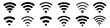 © SON OF MY  FATHER - Wifi icon set. Wifi icon set.