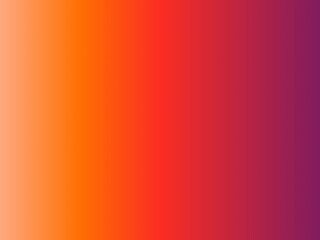 Wall Mural - Abstract gradient background in warm colors, transitioning from white to orange, red and purple. Perfect for website, social media, or phone wallpaper.