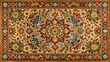 © Four888 - A Vibrant Tapestry With Intricate Woven Patterns And A Decorative Border In Rich Colors, Capturing The Essence Of Ancient Craftsmanship