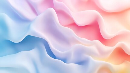 Poster - Abstract gradient background with soft pastel colors blending smoothly, perfect for text overlay