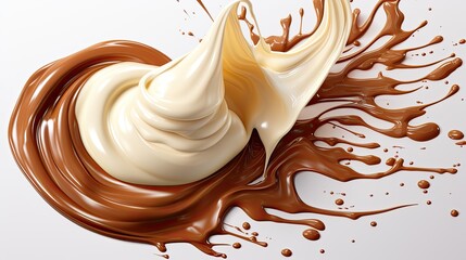 Poster - chocolate on white