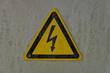 © Sebastian - yellw and black lightning danger sign