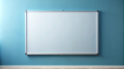 Blank whiteboard for note information, mockup