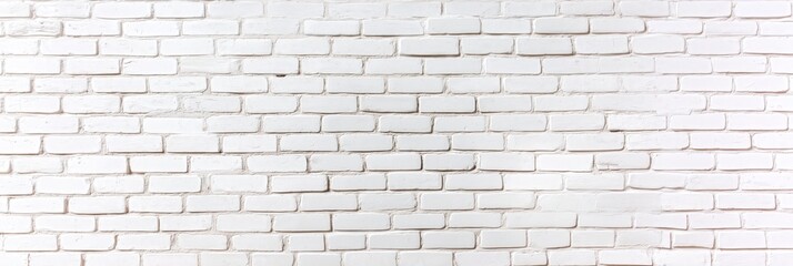 White brick wall texture.