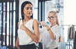 © peopleimages.com - Woman, fashion and designer with measuring tape for size at workshop or boutique store. Young, female person or tailor checking measurement on model or body for clothing line, runway or production