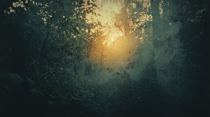 Vintage destroyed photo texture with dreamy light leaks and a vignette, giving a gritty, retro aesthetic