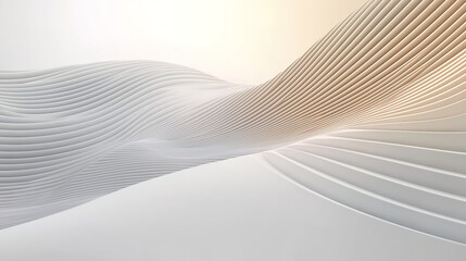 white artistic wavy wall background