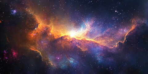 Beautiful view of the milky way galaxy