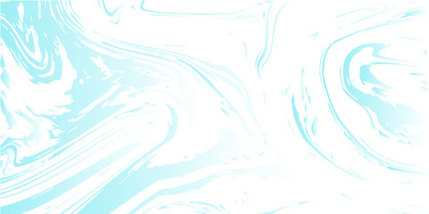 Wall Mural - abstract pattern white and blue marble texture and background. liquify swirl blue and white color ar