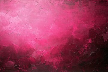 Wall Mural - Vibrant pink textured abstract painting