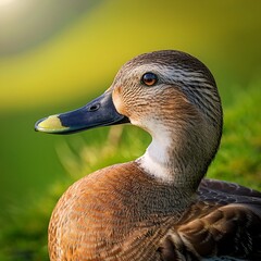 portrait of a duck