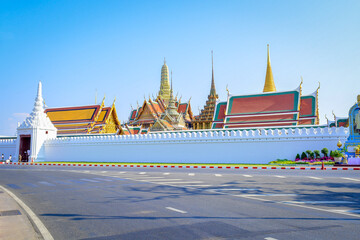 Temple of the Emerald Buddha (Wat Phra Kaew),Bangkok,Thailand. 