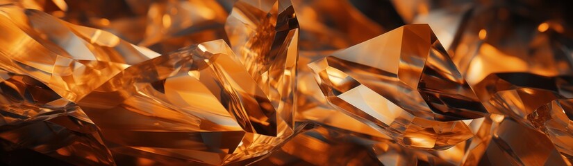 Macro shot of crystals on a dark background.  Topaz. Close up shot of a group of crystals of blue and brown color. Macro shot of blue gemstone crystals. Jewelry background. Crystal background. 