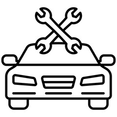 Canvas Print - Car Icon