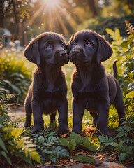 Poster - Labrador Puppies