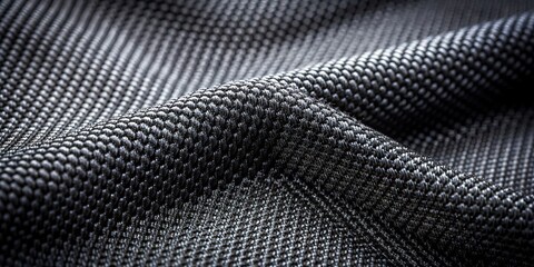 close-up, simplicity,stock photo, monochrome, extreme close-up, fabric, textile, black, background, abstract, Abstract background of a black fabric texture with an extreme close up view