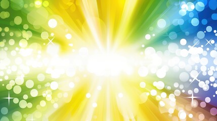 Poster - Vibrant Light Burst