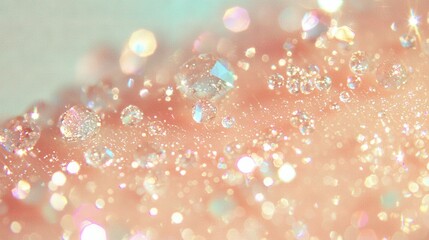  Close-up of Bubble Group with Glitter