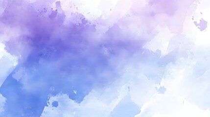Wall Mural - a dreamy watercolor texture featuring soft hues of purple and blue, perfect for backgrounds or artis