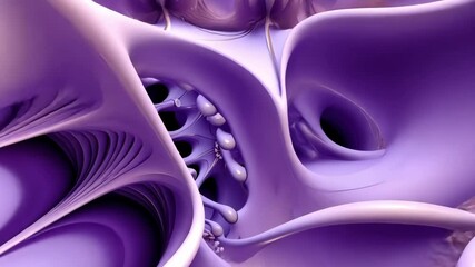 Wall Mural - purple abstract background organic fractal structures ornament, simple print macro nature