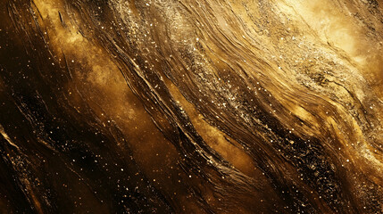 Poster - A natural texture showcasing a rich golden brown hue.