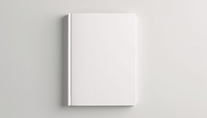 mock up blank softcover journal