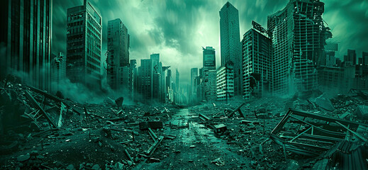 A city after the apocalypse