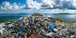 © CreativeStudio - An island in the ocean made of garbage