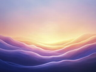 Canvas Print - A sleek and abstract representation of kinetic energy flowing through a radiant landscape, evoking a sense of motion