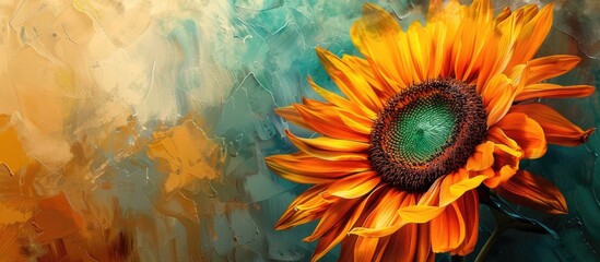 Canvas Print - The Beauty Of The Sunflower