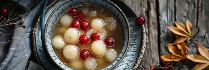 Sticker - Sweet Soup with Tremella, Red Dates, Wolfberries, and Lotus Seeds