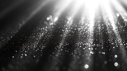 Poster - Light refraction abstract background nature aesthetic sunlight reflection monochrome gradient beautiful light and shadows sparkling sun glare texture backdrop alternating dark and ligh : Generative AI