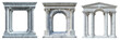 © Putra - Classic architectural columns and arches in ancient Roman style isolated on transparent background