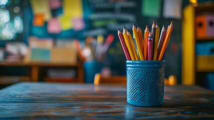 Poster - Elementary classroom back to school concept : Generative AI