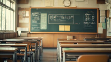 Poster - A classroom in a Japanese school : Generative AI