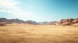 © DS Showcase - A desert landscape with stone mountains and a clear blue sky