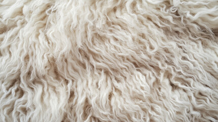 Wall Mural - Close up of goat wool texture for background