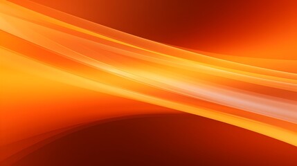 Wall Mural - Dynamic Orange Flashes Abstract Background with Vibrant Gradient Curves and Lighting Effects